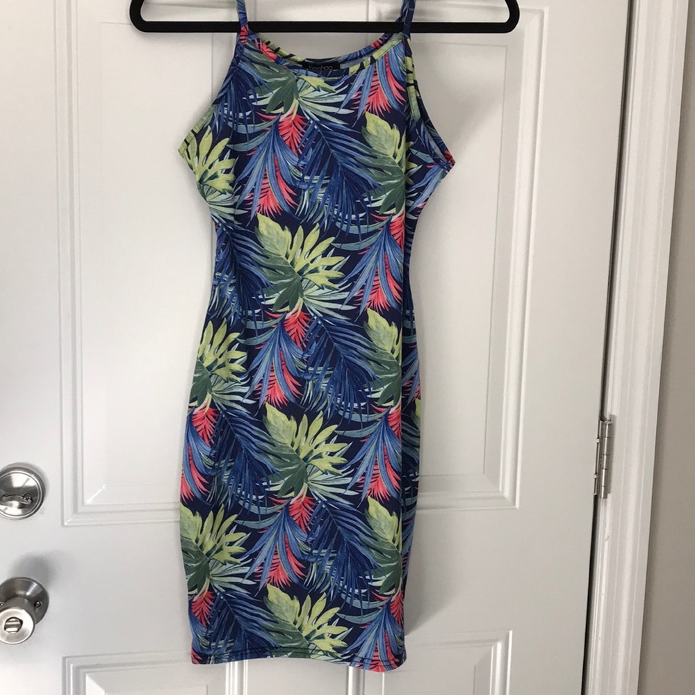 Tropical Bodycon Dress